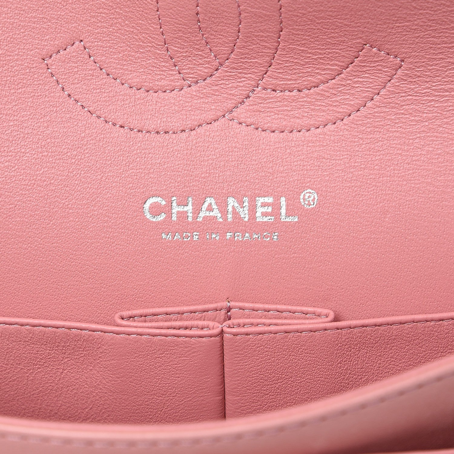 Chanel Lambskin Quilted Medium Double Flap Pink 7 of 14