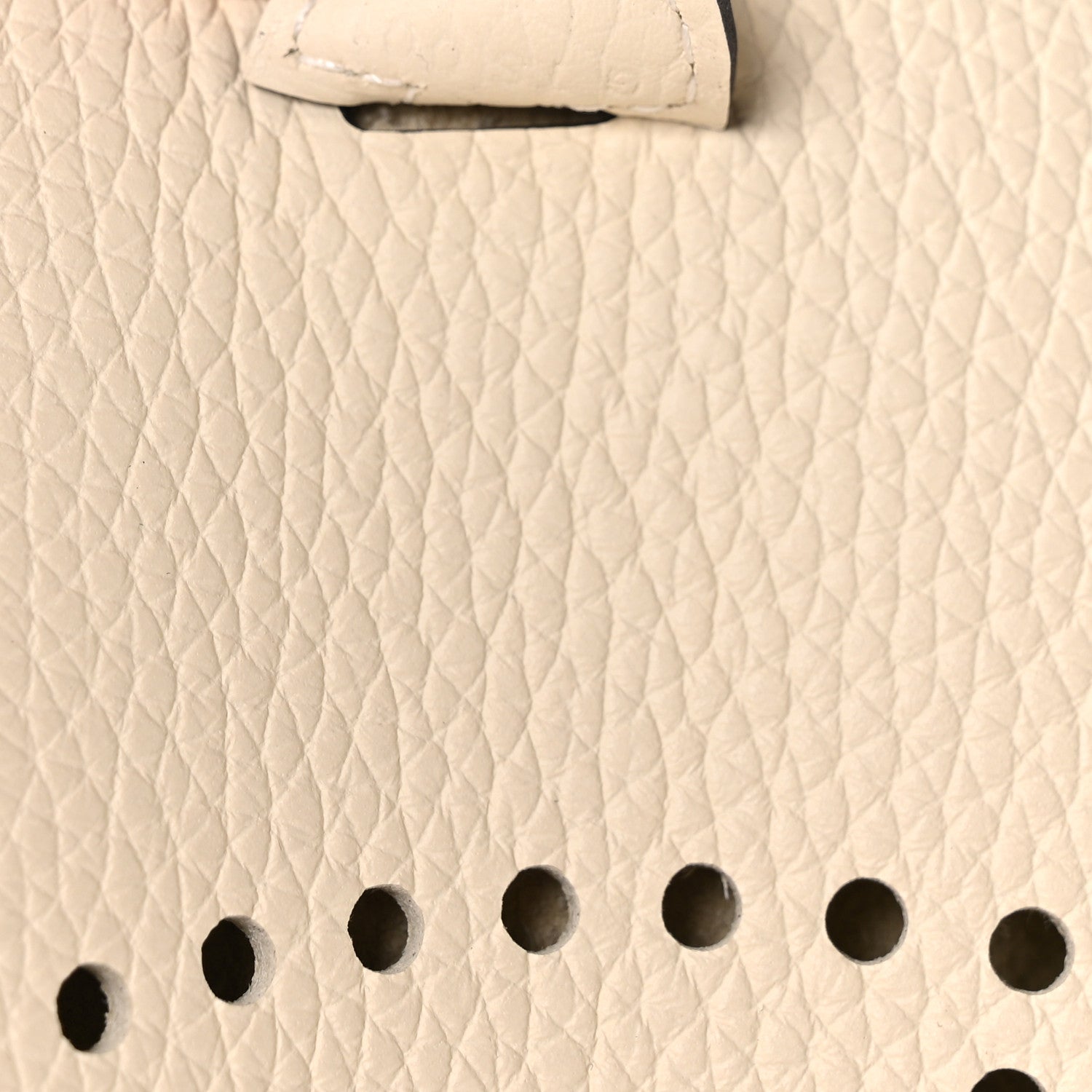 Hermes Taurillon Clemence Evelyne 23 Poche III Cream 7 of 11