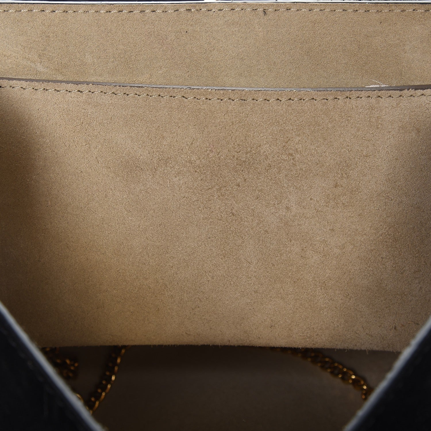 Chloe Suede Smooth Calfskin Drew Shoulder Bag Black 7 of 7