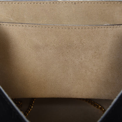 Chloe Suede Smooth Calfskin Drew Shoulder Bag Black 7 of 7