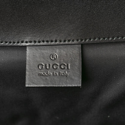 Gucci Soft GG Supreme Monogram Double Buckle Backpack Beige Black 6 of 9