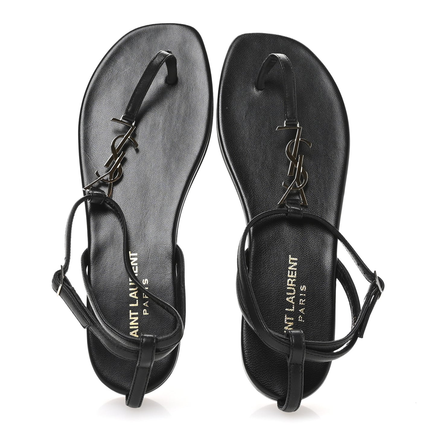 Calfskin Nu Pieds 05 Sandals 37 Black