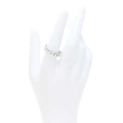 Tiffany Platinum Diamond Victoria Alternating Band Ring 56 7.75 2 of 5