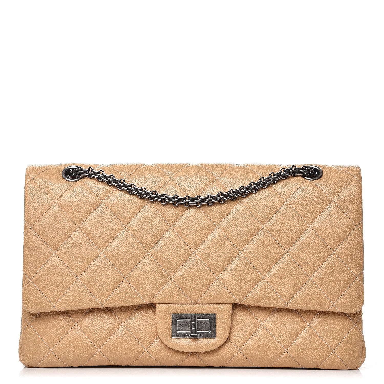 Chanel Caviar Quilted 2.55 Reissue 227 Flap Beige 1 of 10