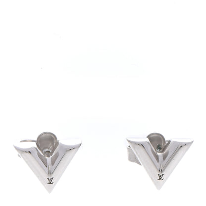 Louis Vuitton Essential V Stud Earrings Silver 1 of 6