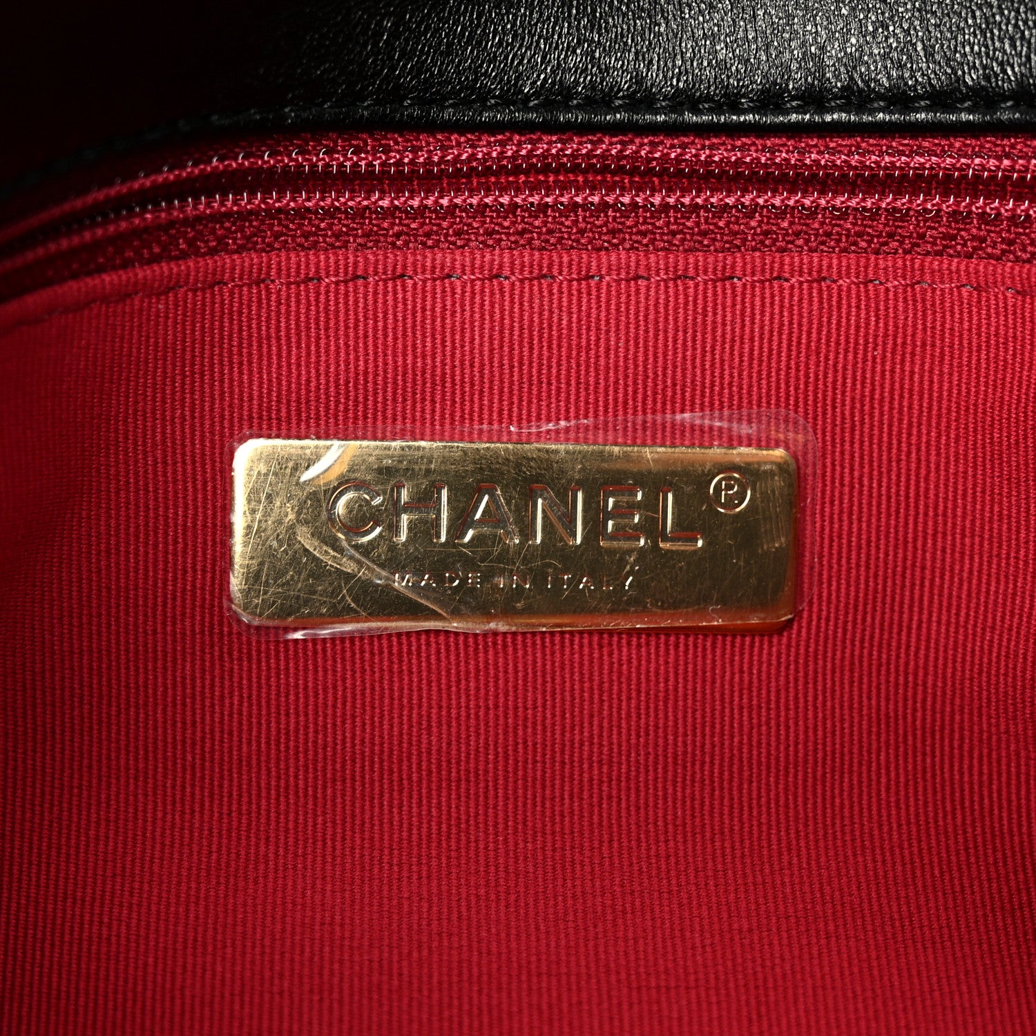 Chanel Lambskin Quilted Medium Chanel 19 Flap Black 6 of 10