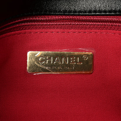 Chanel Lambskin Quilted Medium Chanel 19 Flap Black 6 of 10