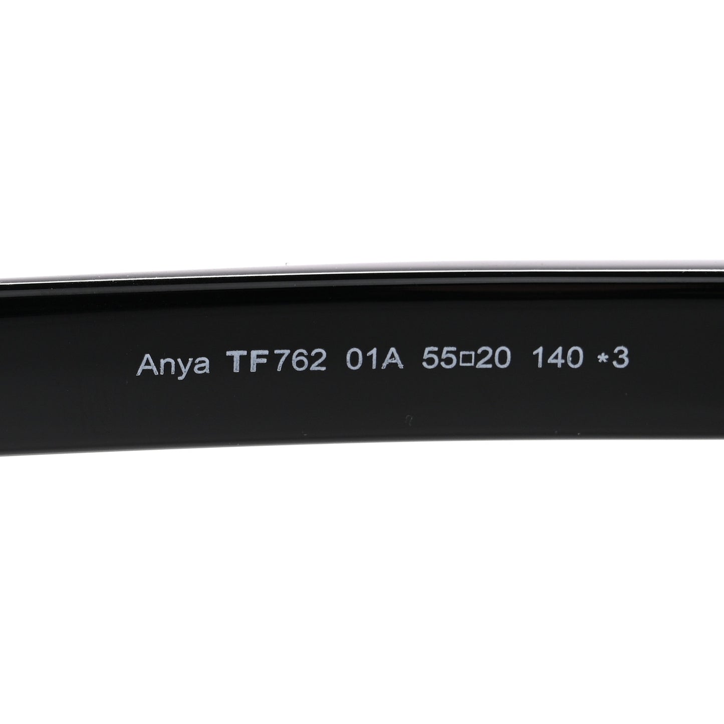 Acetate Anya Cat Eye Sunglasses TF762 Black