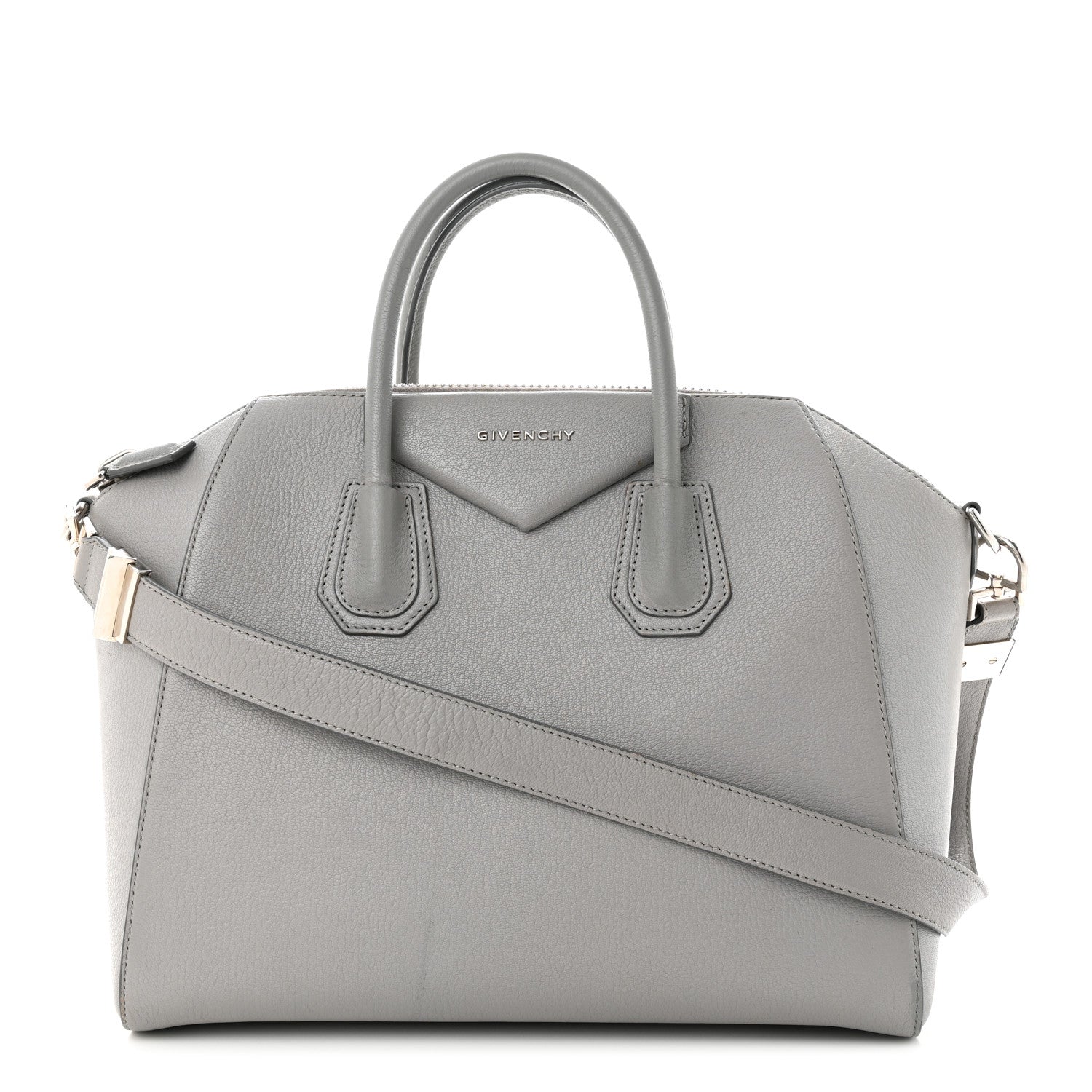Givenchy Sugar Goatskin Medium Antigona Pearl Grey 1 of 14