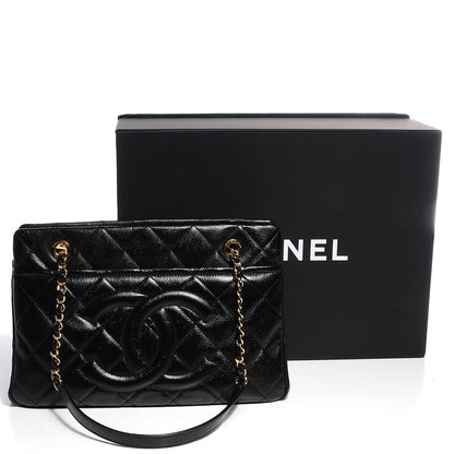 Chanel Caviar Timeless CC Shopping Tote Black 5 of 8