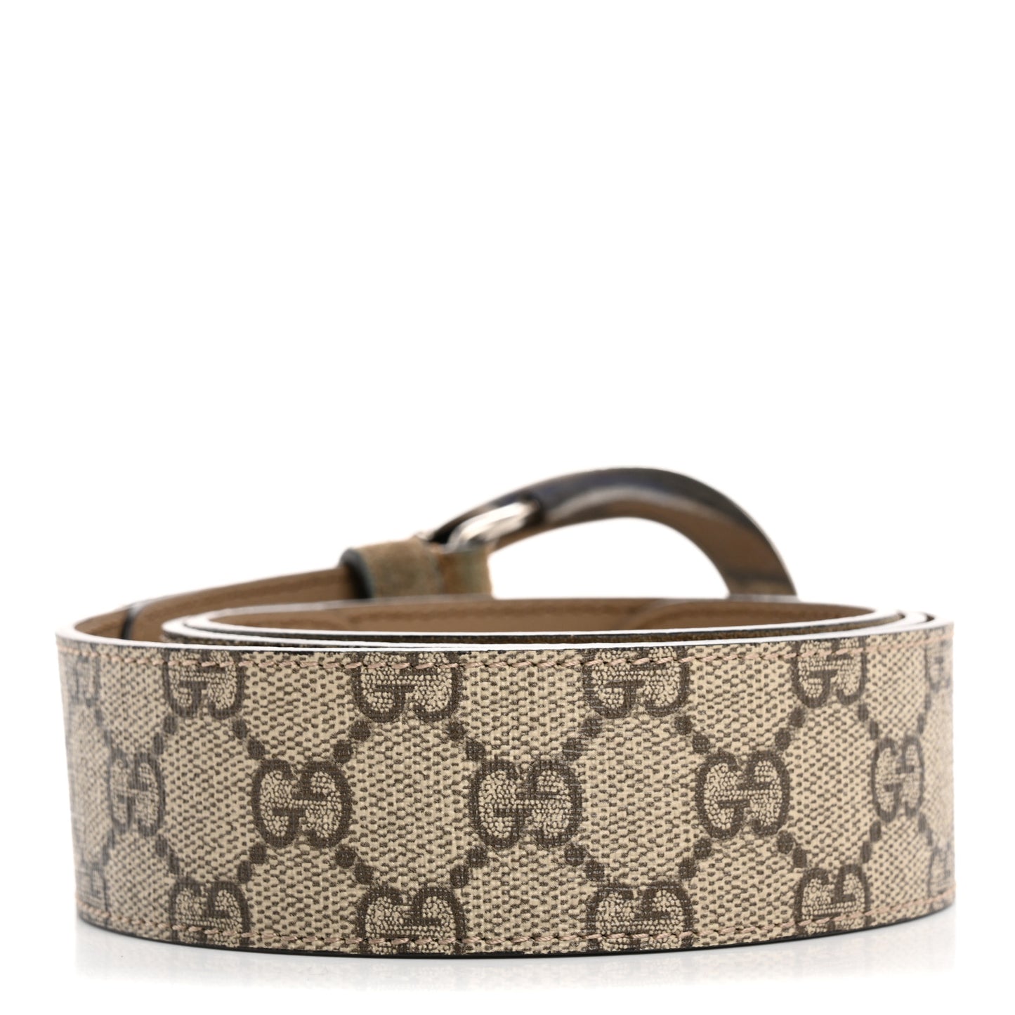 GG Supreme Monogram Suede Dionysus 40mm Belt 85 34 Beige Taupe