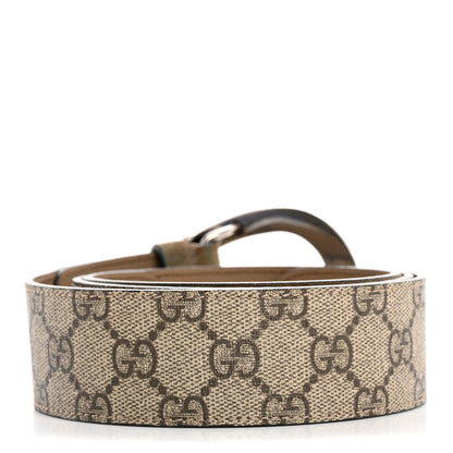 Gucci GG Supreme Monogram Suede Dionysus 40mm Belt 85 34 Beige Taupe 2 of 6