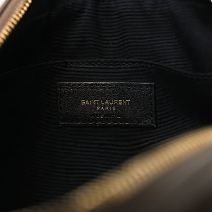 Saint Laurent Calfskin Matelasse Monogram Lou Camera Bag Taupe 6 of 10