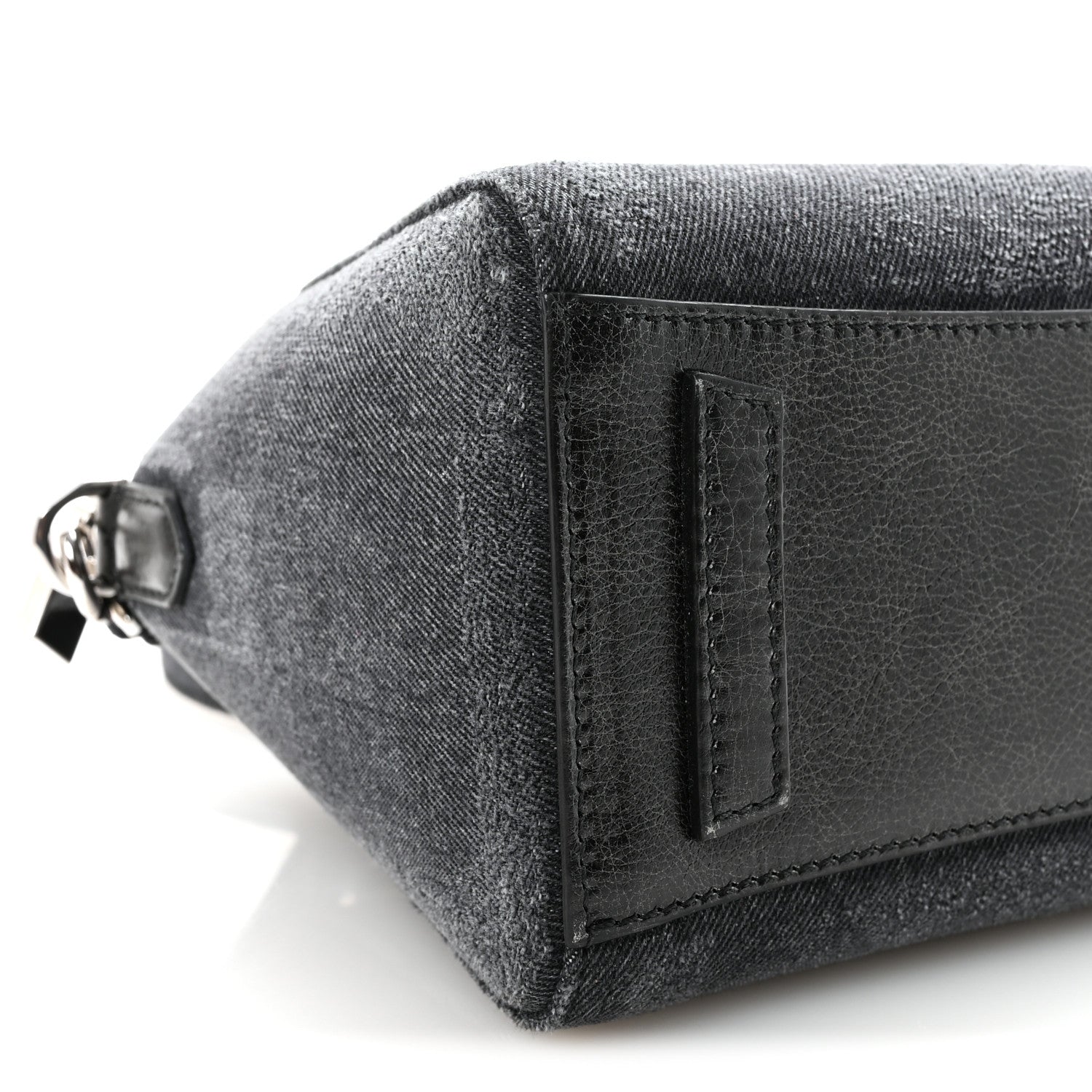 Givenchy Washed Denim Mini Antigona Shoulder Bag Black 9 of 10