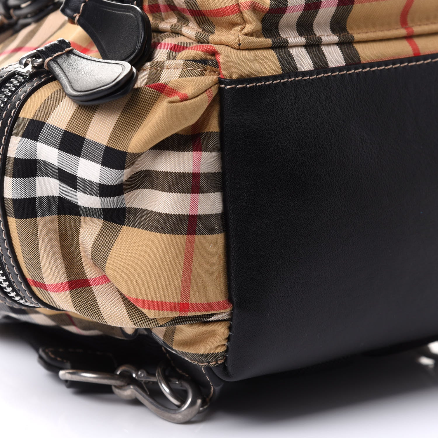 Burberry Vintage Check Small Rucksack Backpack Antique Yellow 10 of 11