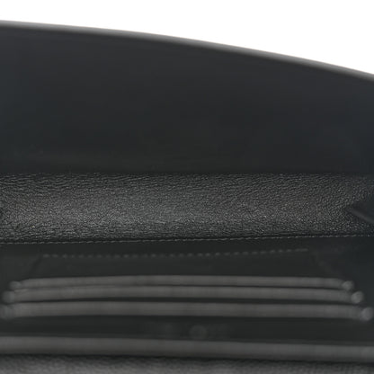 Saint Laurent Grain De Poudre Monogram Cassandra Chain Wallet Black 5 of 11