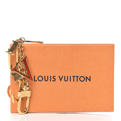 Louis Vuitton LV Tag Bag Charm Gold 5 of 5