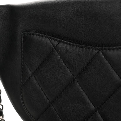 Chanel Calfskin Chain 20s Signe Waist Bag Black 13 of 15