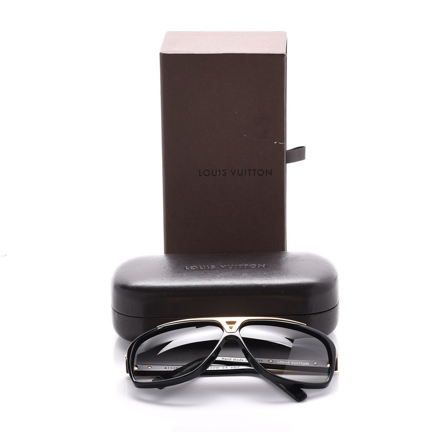 Louis Vuitton Acetate Evidence Sunglasses Z0350W Black 8 of 8