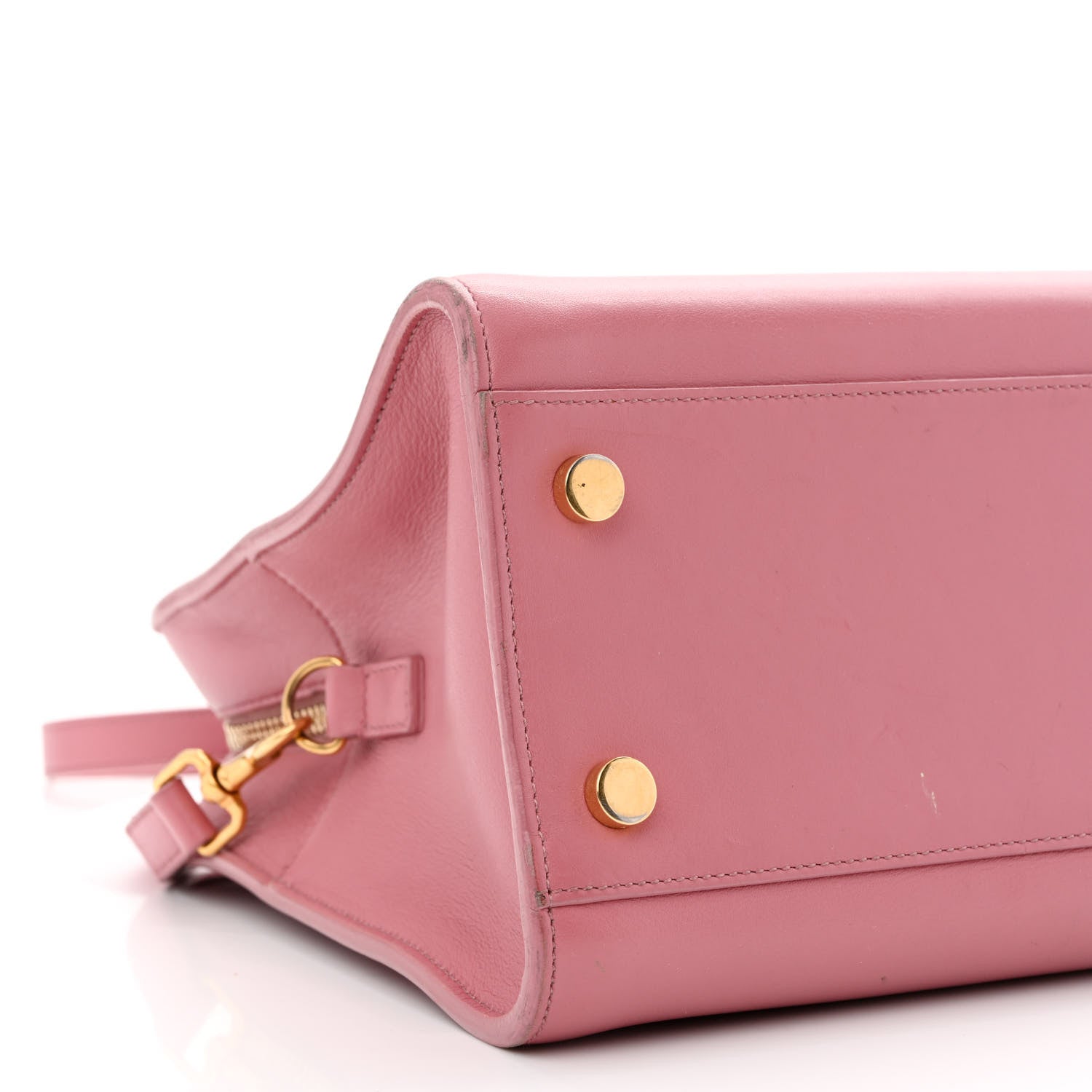 Saint Laurent Smooth Calfskin Small Monogram Cabas Vieux Rose 9 of 15
