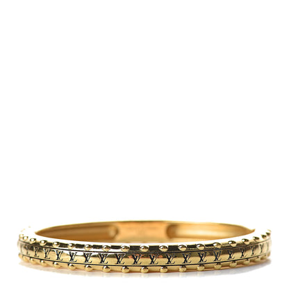 Louis Vuitton Must Have Studs Bangle Bracelet M Gold 1 of 5