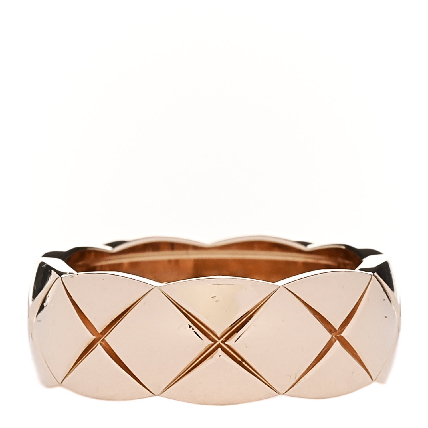 Chanel 18K Beige Gold Small Coco Crush Ring 50 5.25 1 of 8