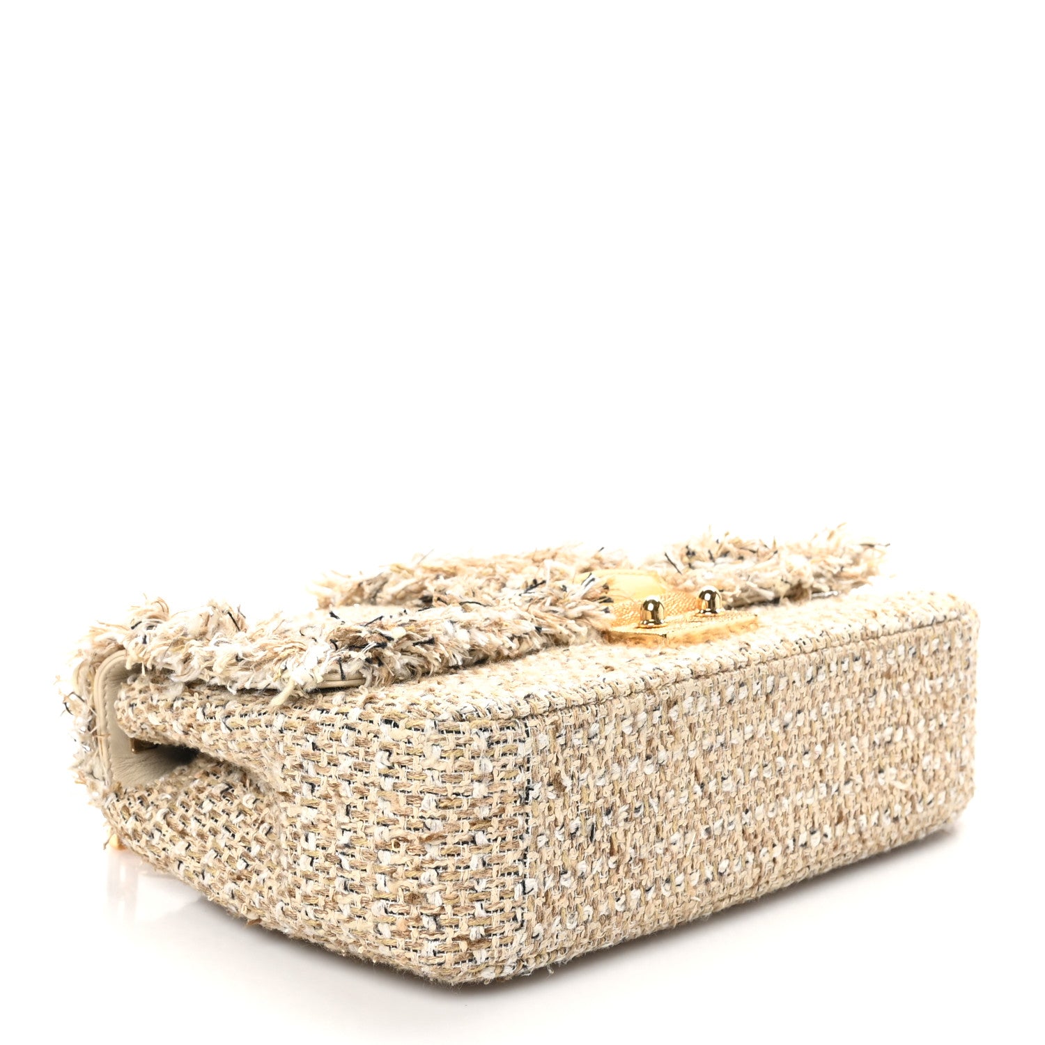 Christian Dior Tweed Medium Miss Dior Flap Beige 4 of 9