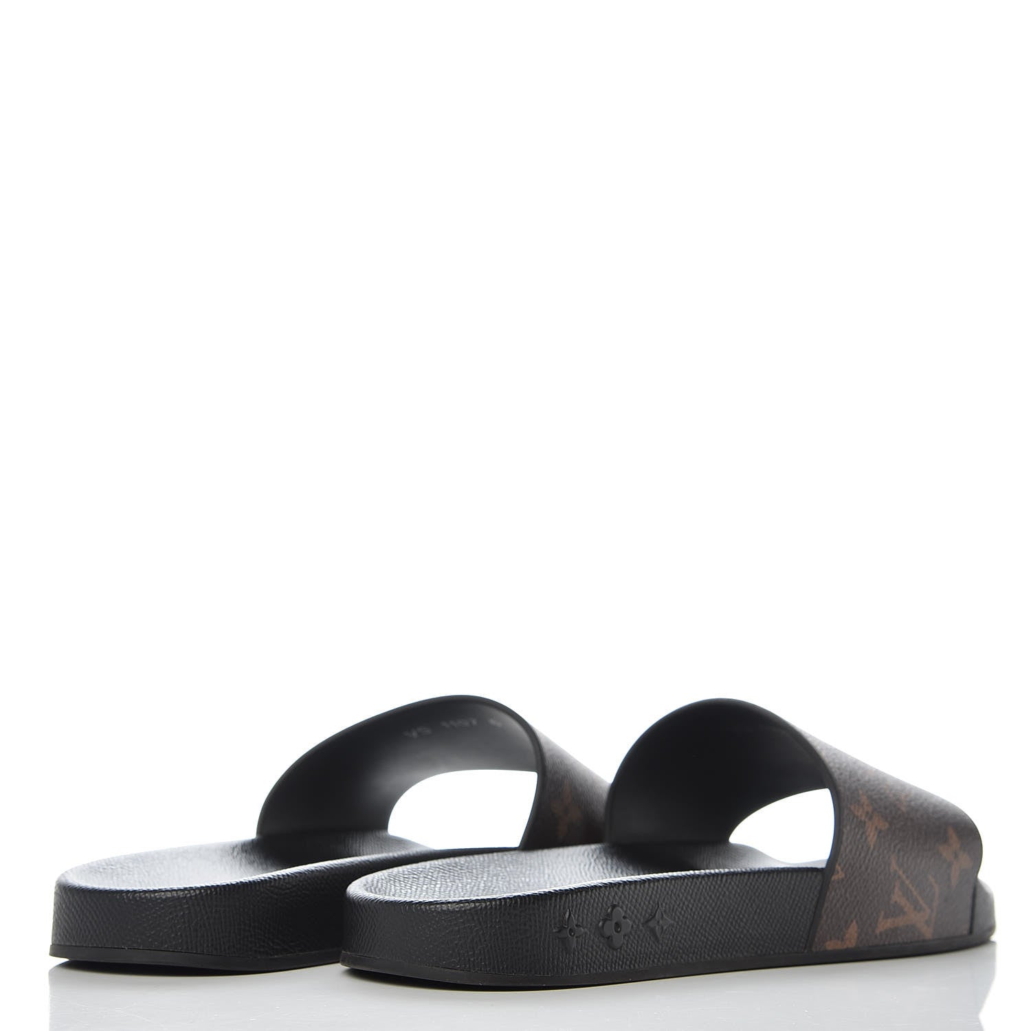 Louis Vuitton Rubber Monogram Mens Waterfront Mules 6 Macassar 4 of 9