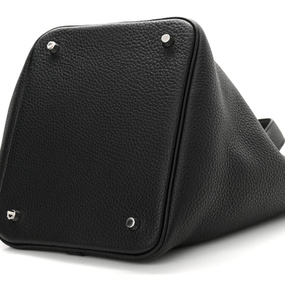 Hermes Taurillon Clemence Picotin Lock 22 MM Black 10 of 11