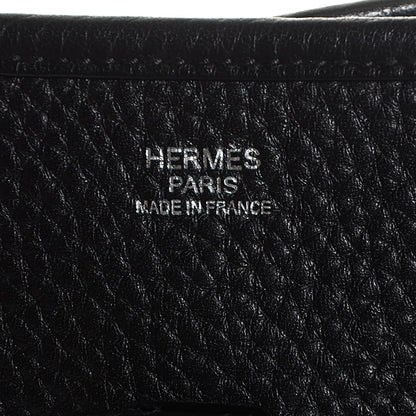Hermes Taurillon Clemence Evelyne III PM Black 6 of 16