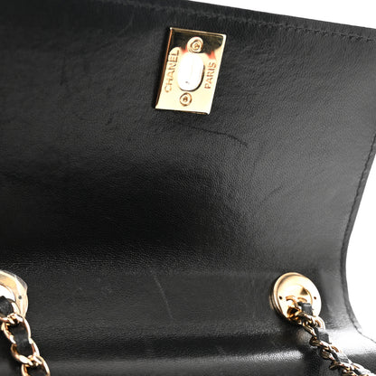 Chanel Lambskin Quilted Mini Trendy CC Wallet On Chain WOC Black 11 of 12