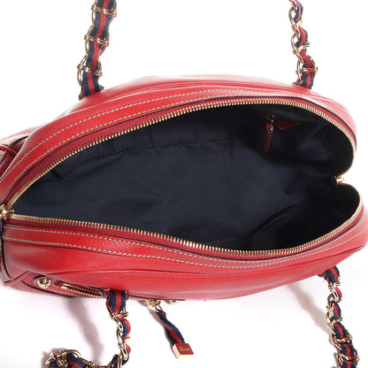 Gucci Leather Capri Small Bowler Red 5 of 8