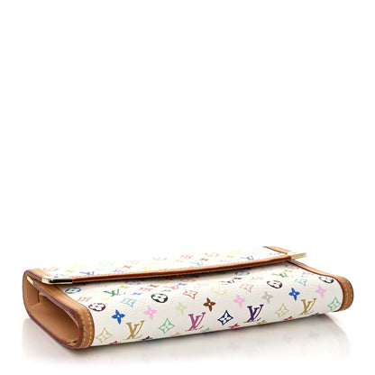 Louis Vuitton Monogram Multicolor Porte Tresor International Wallet White 4 of 16
