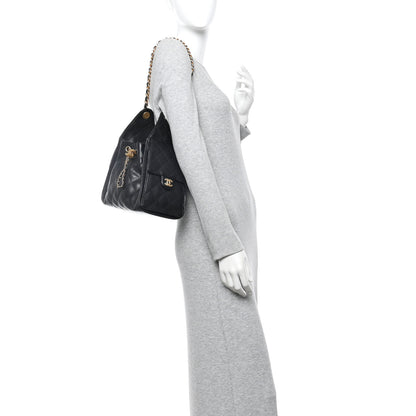 Chanel Caviar Quilted Small Chanel 25 Handbag Black 2 of 10