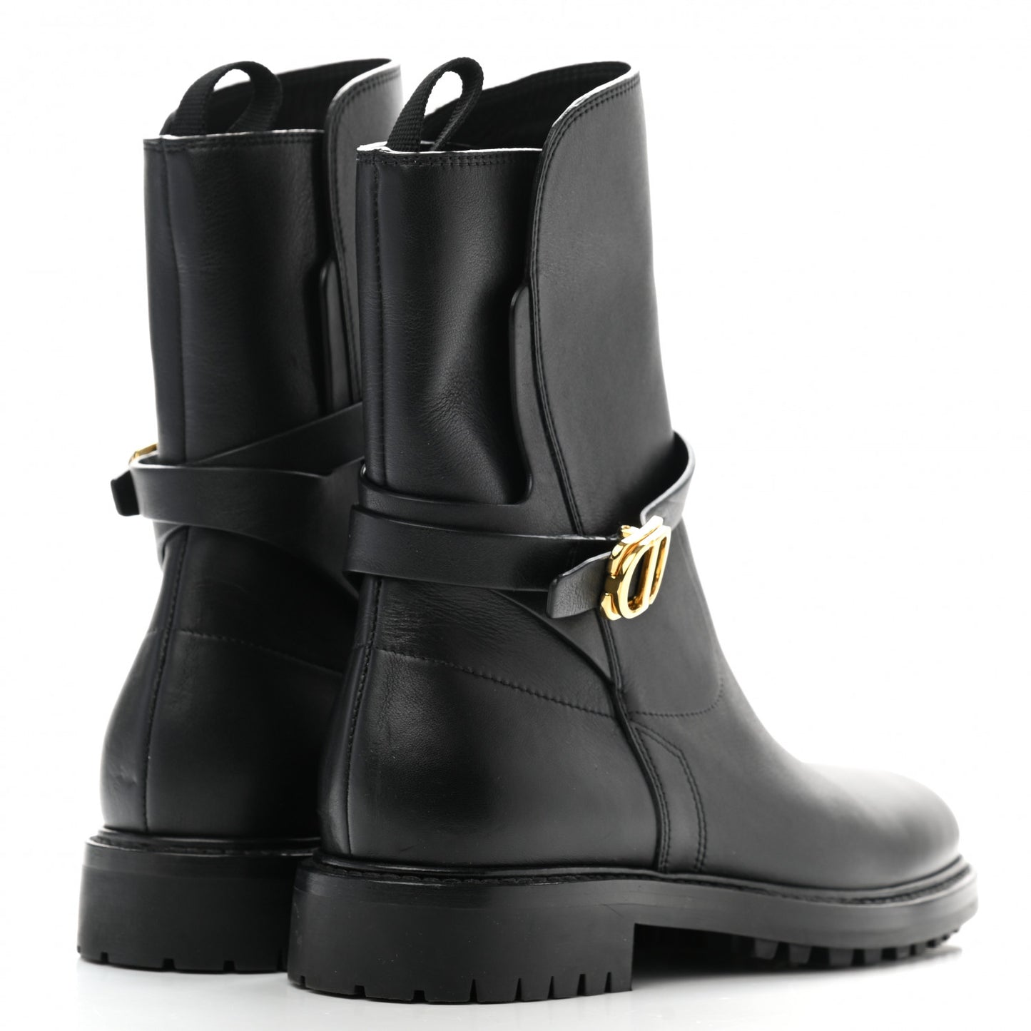 Calfskin Empreinte Ankle Boot 36 Black