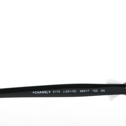 Chanel CC Bow Sunglasses 5170 Black 4 of 7