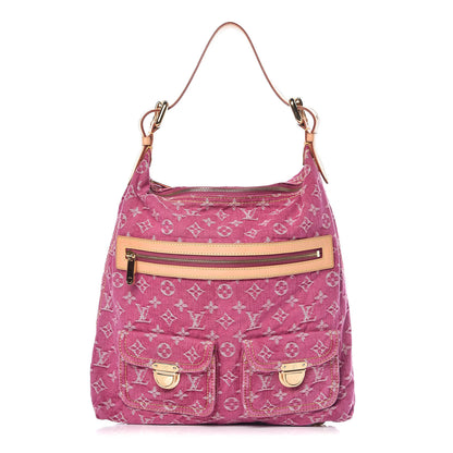 Louis Vuitton Denim Baggy GM Fuchsia 1 of 11