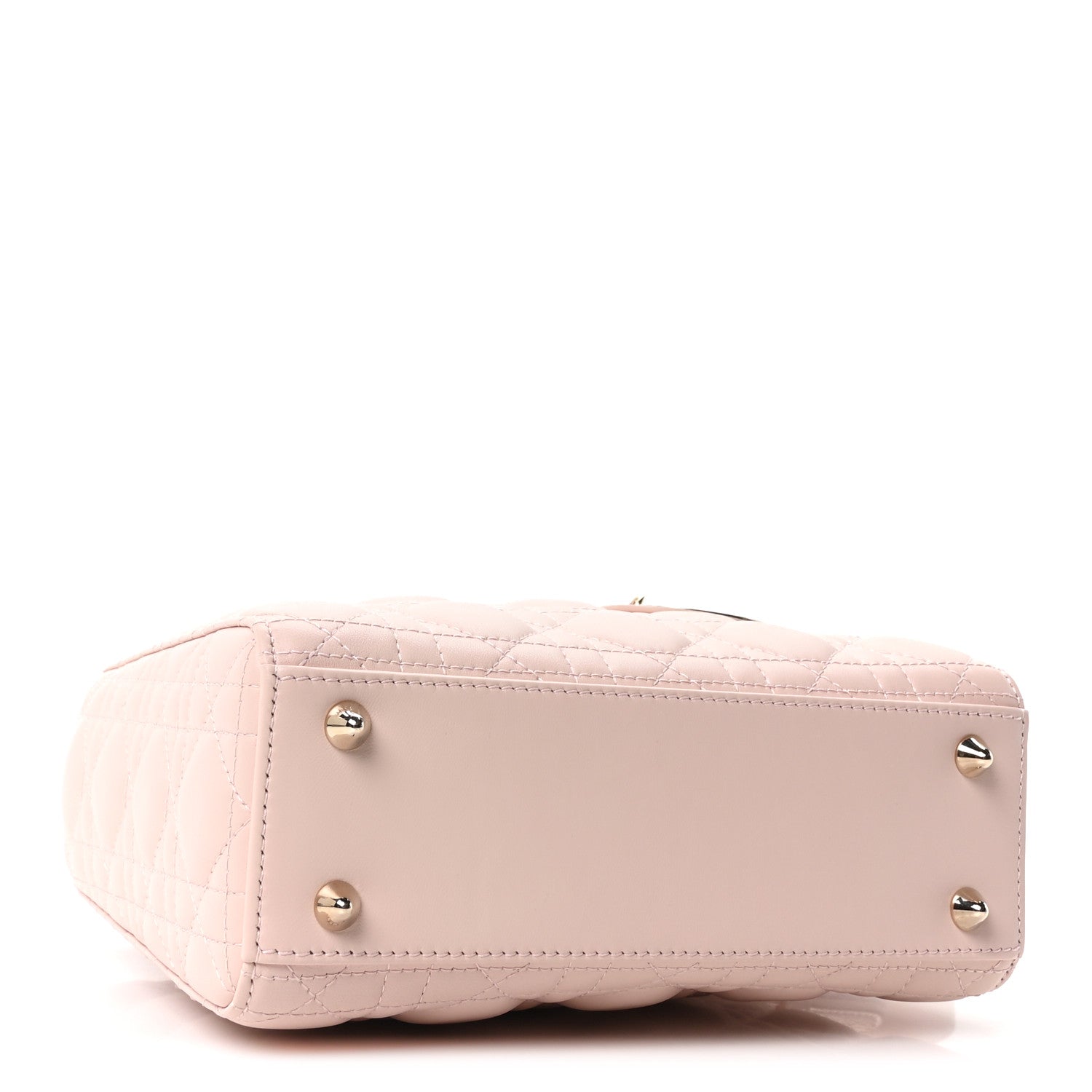 Christian Dior Lambskin Cannage Small My ABCDior Lady Dior Light Pink 3 of 9