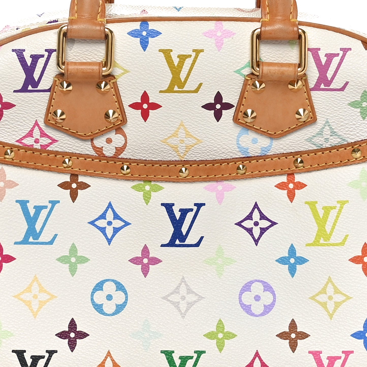 Monogram Multicolor Trouville White