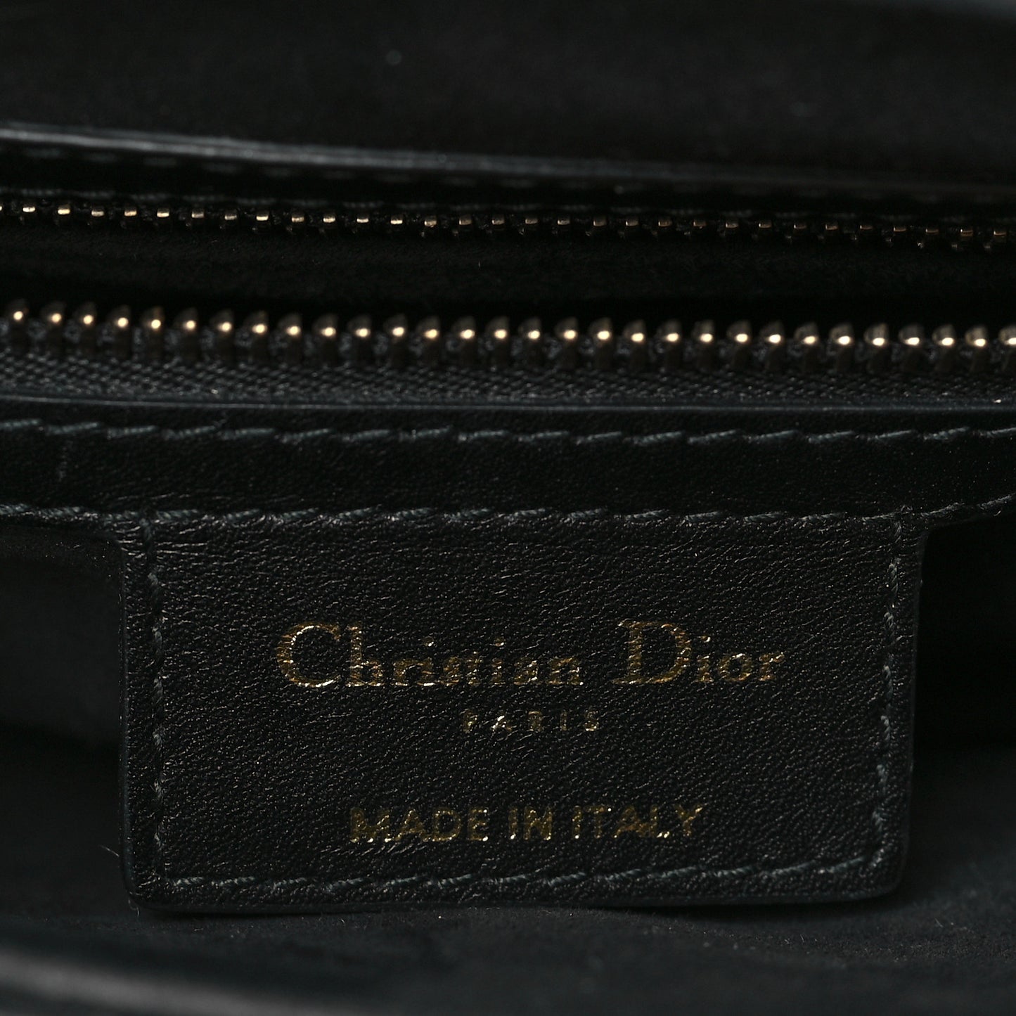 Calfskin Saddle Bag Black