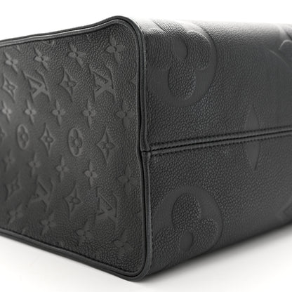 Louis Vuitton Empreinte Monogram Giant Onthego MM Black 8 of 17