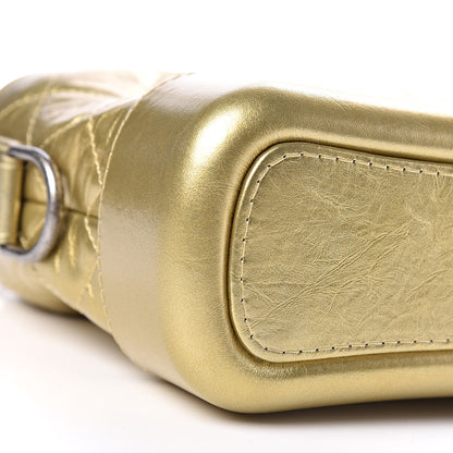 Chanel Metallic Aged Calfskin Quilted Small Gabrielle Hobo Gold 5 of 10