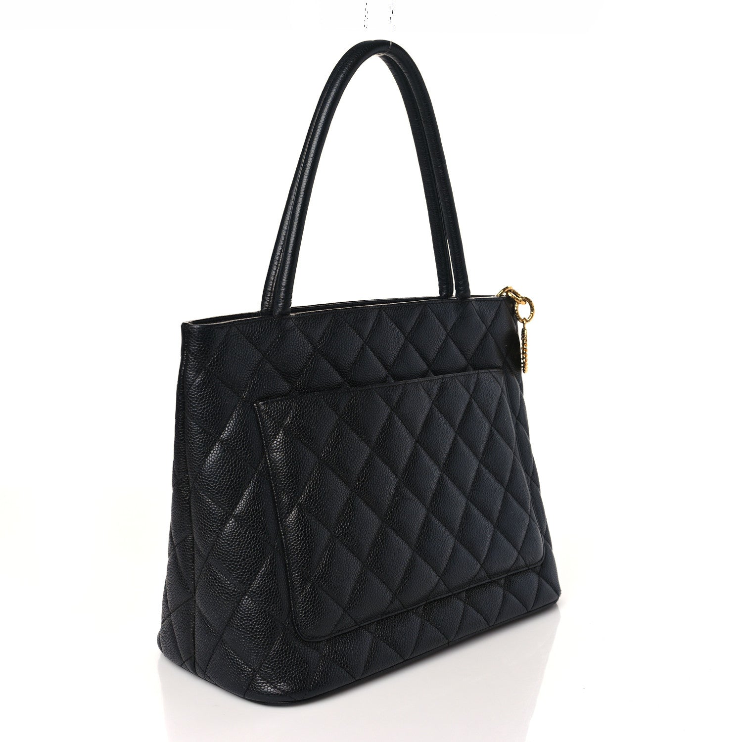 Chanel Caviar Quilted Medallion Tote Black 2 of 8