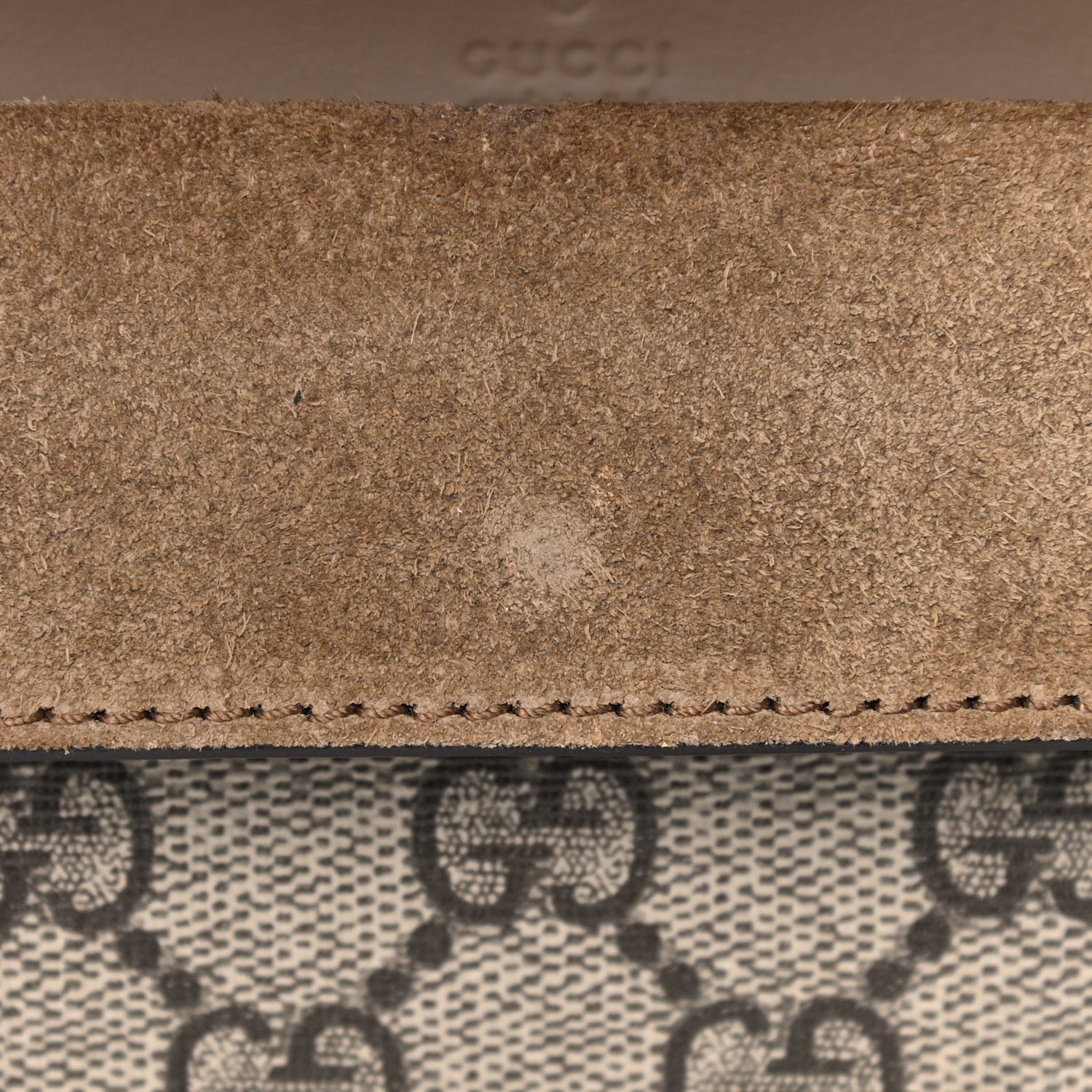Gucci GG Supreme Monogram Super Mini Dionysus Shoulder Bag Taupe 7 of 13
