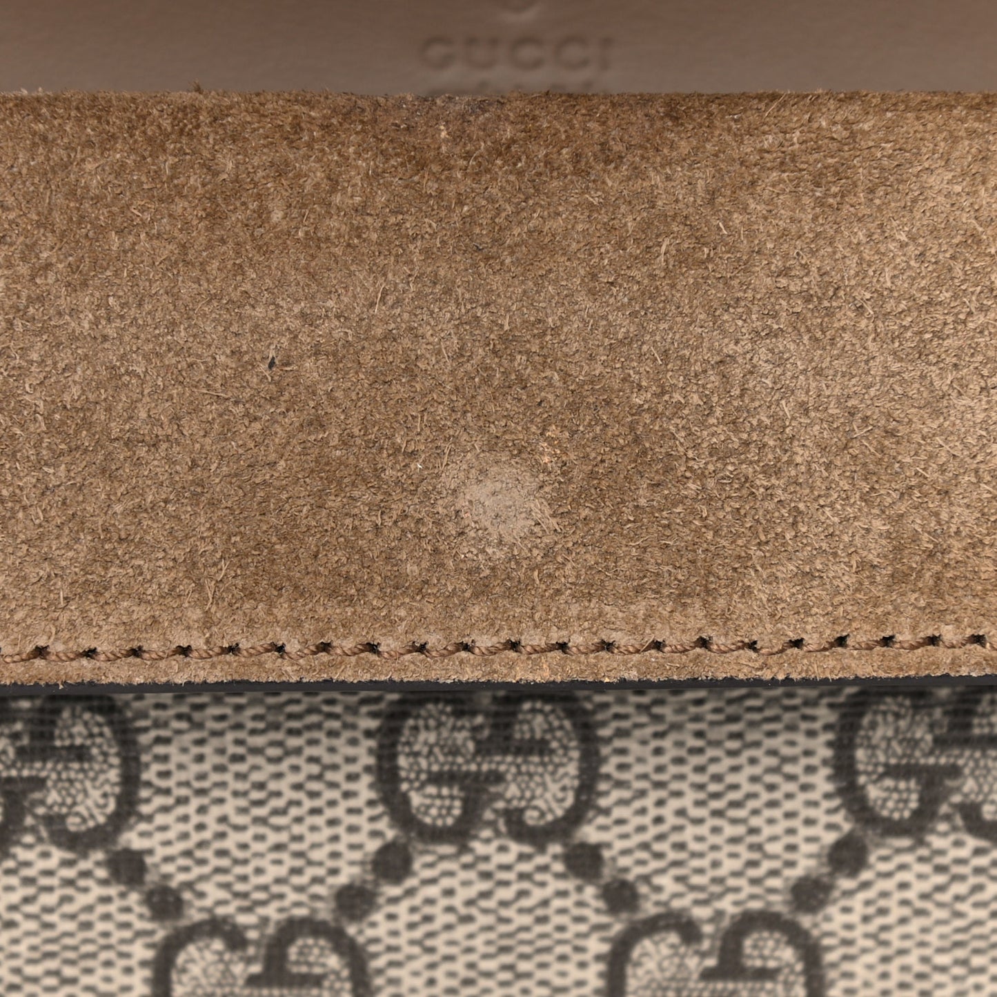 GG Supreme Monogram Super Mini Dionysus Shoulder Bag Taupe