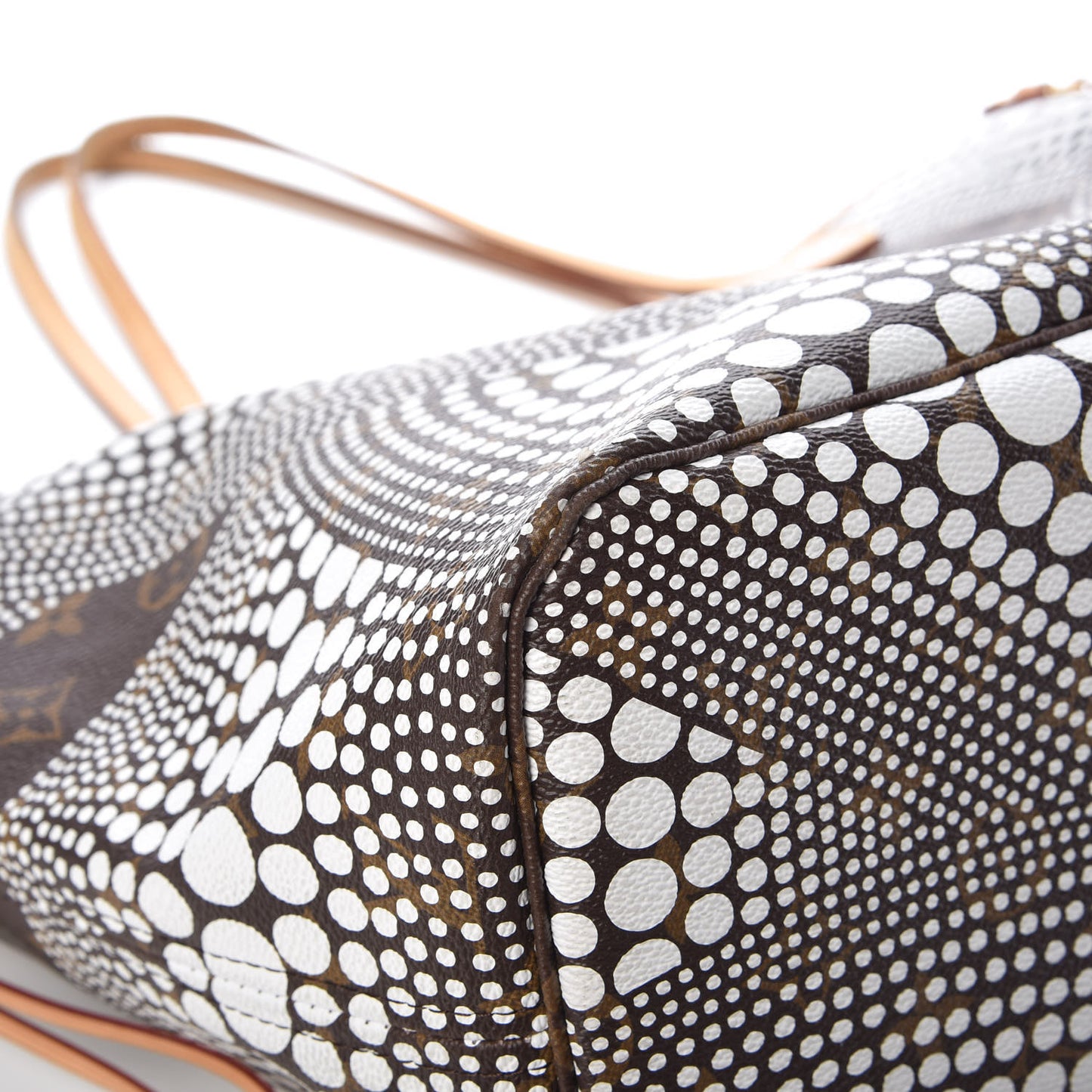 Monogram Kusama Waves Neverfull MM White