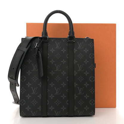 Louis Vuitton Monogram Eclipse Sac Plat Cross 11 of 11