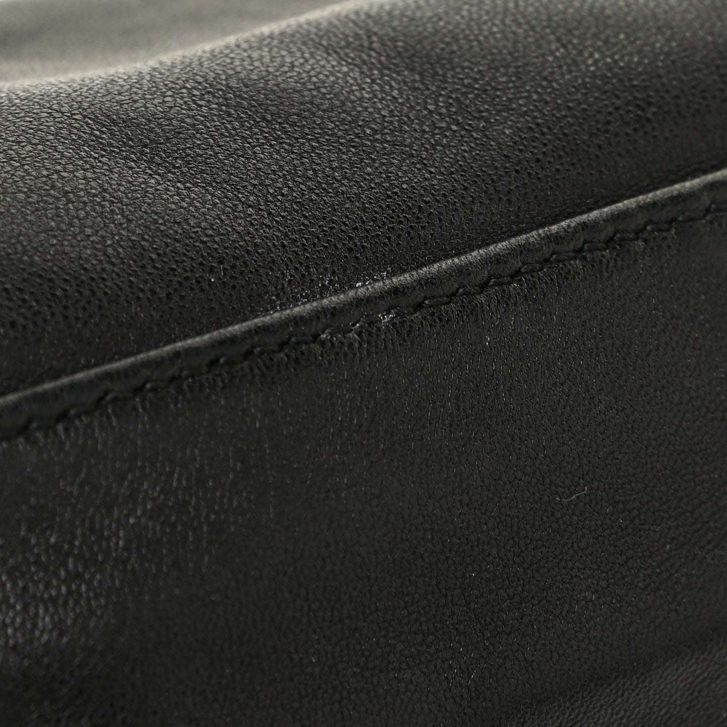 Calfskin Monogram Belt Bag Black