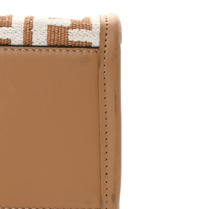 Fendi Raffia Chenille Vitello King Plexiglass Small Fendi Sunshine Shopper Tote Natural White 10 of 10