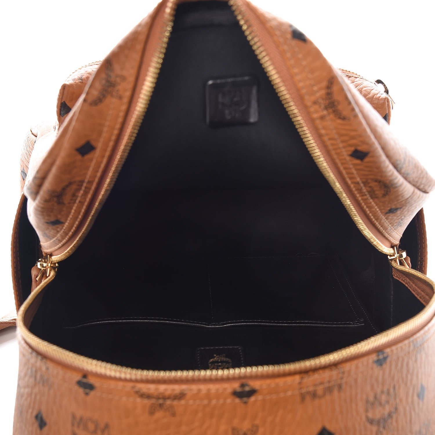 MCM Visetos Medium Stark Backpack Cognac 5 of 17